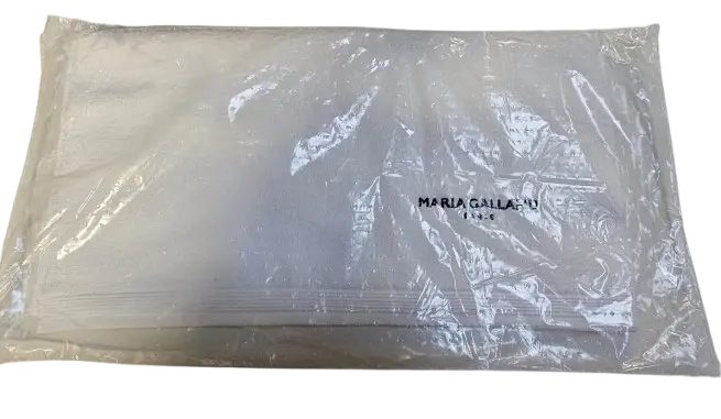 Asciugamano bianco medio 50x100cm // WHITE TOWEL SERVIETTE BLANCE